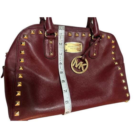 Michael Kors Sandrine Saffiano Leather Satchel - Picture 6 of 6